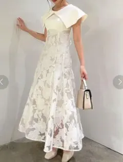 ダズリン オパールフラワーコルセットワンピース　Mサイズ