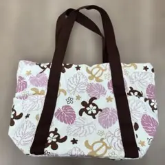 【値下げ】ハワイアン柄トートバッグ