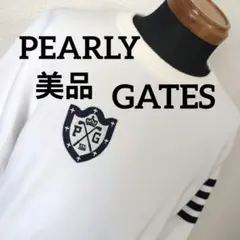 em14 PEARLY GATES 白 トレーナー メンズM相当