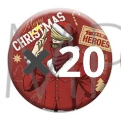 僕のヒーローアカデミア　ヒロアカ　ベストジーニスト　缶バッジ　クリスマス