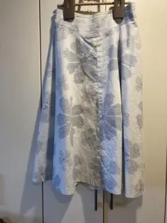 GIVENCHY フレアスカート 花柄 コットン100% 42のサムネイル
