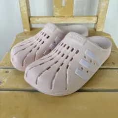 【完売】adidas アディレッタ クロッグ　ピンク　24.5