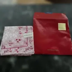未使用品 LAURA ASHLEY 花柄ハンカチ 約53cm