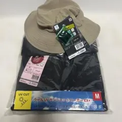ワークマン　クールUVサンシェードパーカーEX & 帽子のセット