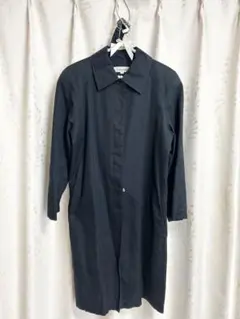 カルバンクライン　ステンカラーコート　濃紺　ベルト付き、クリーニング済み