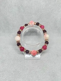 【２】1点もの★天然石ブレスレット/ハンド メイド