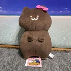 お文具といっしょ チョコレートカラーぬいぐるみ 猫さん