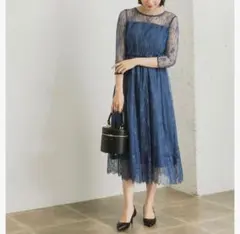 LA MAISON URBAN RESEARCH♡総レースロングワンピース