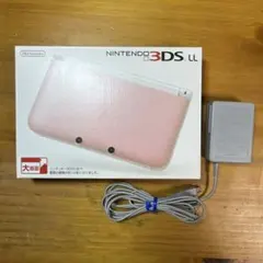 ニンテンドー 3DSLL 本体 ピンク×ホワイト 6139