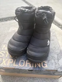 THE NORTH FACE キッズブーツ ヌプシ　ブラック　21cm