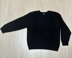UNIQLO ブラック クルーネックセーター L