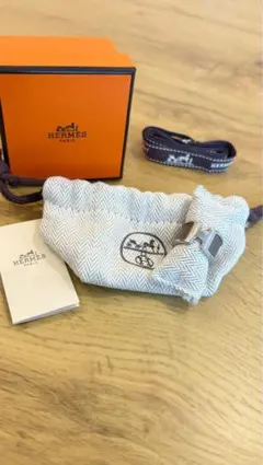 エルメス ツイリーリング ミニHシトロンレモンシルバー 新品未使用