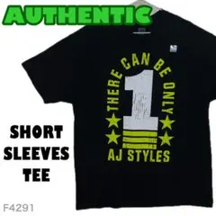 （美品）AUTHENTIC　プリントTシャツ　XLサイズ　黒　AJ STYLEのサムネイル