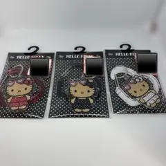 アベイル　ハローキティ　アクリルカラビナ　ハートドットビキニ3点セット