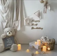 【レンタルおうちスタジオ】バースデー ハーフ 100日 装飾 バルーン 誕生日