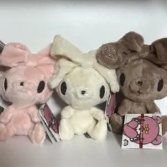チャックスGP 汎用うさぎ ぬいぐるみ ひとくちサイズ 4種コンプリート