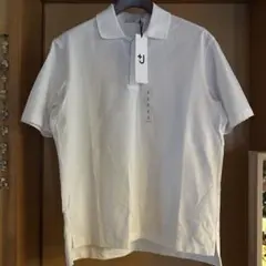 【新品】UNIQLO +J リラックスフィットポロシャツ ホワイト Sのサムネイル