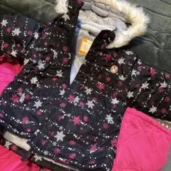 子ども用スキーウェア 雪の結晶柄 120