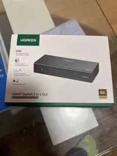 UGREEN HDMI切り替え器 3入力1出力 4K@60Hz リモコン付き