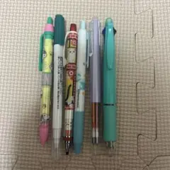 筆記具 6本セット ボールペン シャープペン
