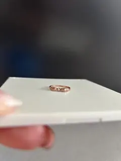 ヴァンドーム青山 ローズゴールド ダイヤモンドリング