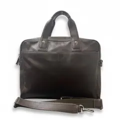 COACH コーチ ビジネスバッグ 2way 本革 焦茶 A4可 F70094