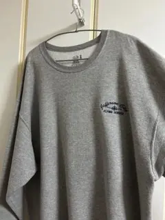 オーバーサイズスウェット トレーナー グレー 裏起毛 古着 XXL