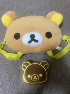 リラックマぬいぐるみリュック・ネックレスセット