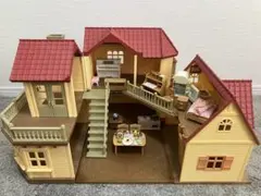 シルバニアファミリー　あかりの灯る+はじめてのシルバニアファミリー　お家セット