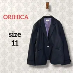 オリヒカ【11】テーラードジャケット フォーマル オフィス 無地 シングルボタン