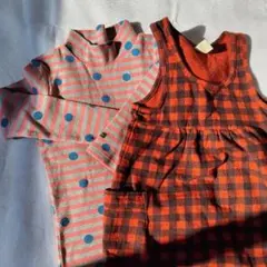 é.a.B ジャンバースカート長袖セット 120