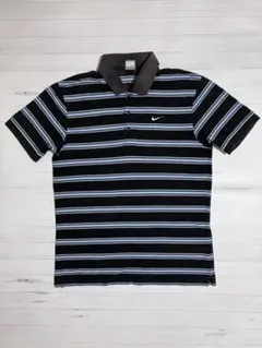 00s NIKE ボーダーポロシャツのサムネイル