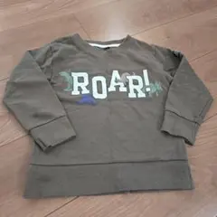 恐竜プリント トレーナー 110cm