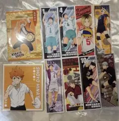ハイキュー!! キャラクターカードセット シール 色紙
