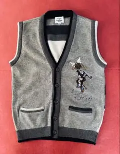 カステルバジャック　ウールニット刺繍ベスト