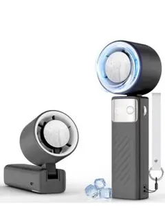 ハンディファン【2025新登場 -20℃瞬間冷却】扇風機ハンディ冷感プレート付き