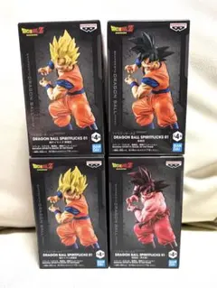 ドラゴンボール SPIRITFLICKS 01 孫悟空 フィギュア 全4種セット