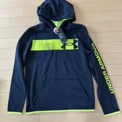 Under Armour フード付きパーカー YLG 黒