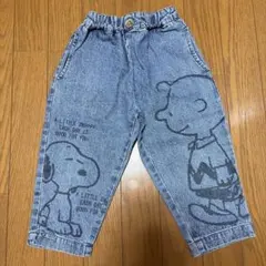 アプレレクール⭐︎SNOOPY デニムパンツ 100cmのサムネイル