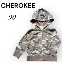 ❤CHEROKEE❤迷彩柄 フード付きパーカー 90