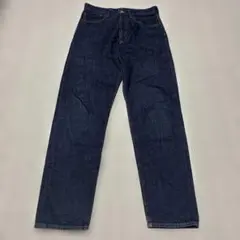 【GU】ストレートデニム インディゴ　メンズ　M レギュラージーンズ