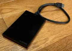 外付けハードディスク 500GB（型番：ELP-CED005UBK）_エレコム