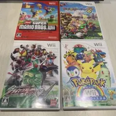 wiiソフト　まとめ売り　マリオ　ポケモン