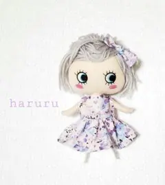 イルメール服 ハッピードール服 イーマリーちゃん服 タイダイ柄パープル