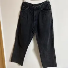 Dickies ブラック ワイドパンツ