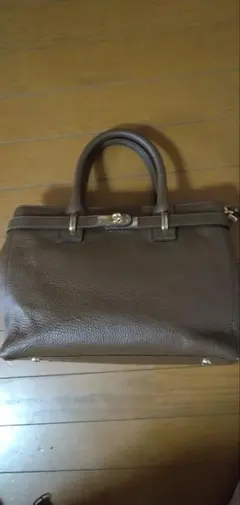 ブラウンレザー ハンドバッグ