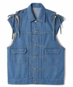 soduk スドーク　デニムベスト　美品　週末限定値下げ！ 2025年最新】soduk デニムベストの人気アイテム - メルカリ