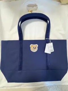 フェイラー ワッペントートバッグLL 新品未使用 オールドテディ　ネイビー