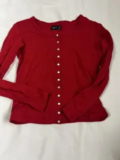 agnes b. PARIS レッド カーディガン 長袖のサムネイル