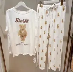 ジェラートピケ　ルームウェア　クマベア　Steiff テディベア　新品未使用